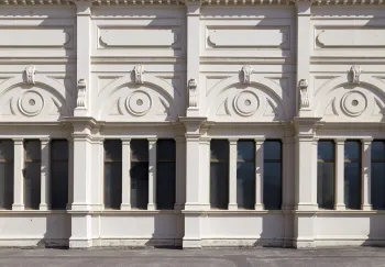 Königliches Ausstellungsgebäude, Detail der Fassade