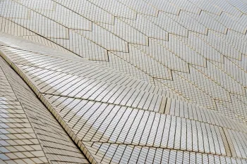 Opernhaus Sydney, glasierte Keramikfliesen des Daches