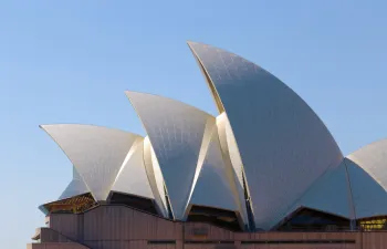 Opernhaus Sydney, Detail des Dachs (Westansicht)