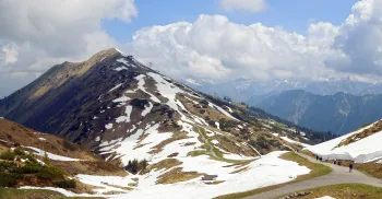 Gehrenspitze in den südostlichen Walsertaler Bergen der Allgäuer Alpen