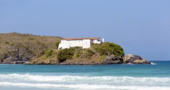 Festung Sankt Matthäus, Sicht vom Strand Praia do Forte