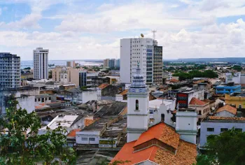 Stadtzentrum, Sicht vom Cortiço-Aussichtspunkt