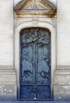 Candelaria-Kirche, rechte Tür des Haupteingangs