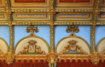 Königlich-portugiesisches Lesekabinett, Großer Saal (Wappensaal), Detail