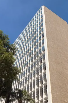 Gustavo-Capanema-Palast, nördliche Fassade mit Brise-Soleils