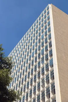 Gustavo-Capanema-Palast, nördliche Fassade mit Brise-Soleils