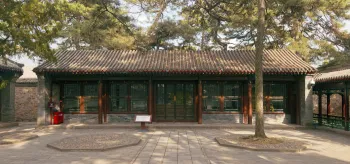 Kaiserlicher Sommerpalast, Pavillon des langen Lebens (Wansui Zhaofang), östliches Nebengebäude