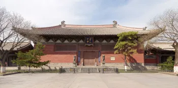 Shanhua-Tempel, Halle der Himmlischen Könige, Südansicht