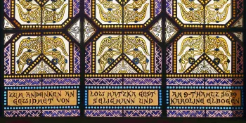 Spanische Synagoge, Detail der Fenster