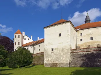 Schloss Teltsch, Westansicht