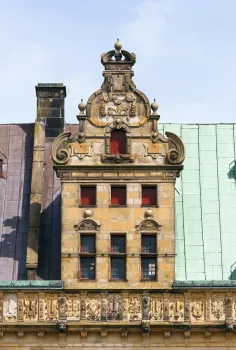 Schloss Kronborg, Giebelgaube des Westflügels