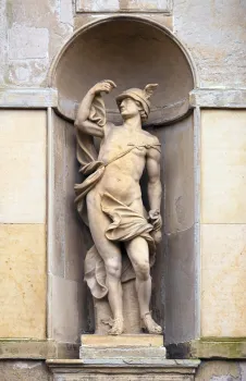 Schloss Kronborg, Merkurstatue am Hauptportal