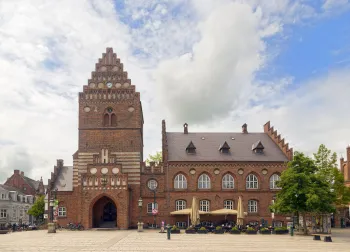 Altes Rathaus von Roskilde, Ostansicht