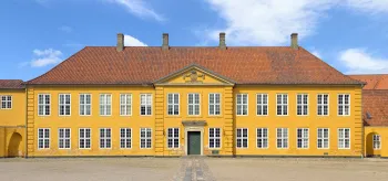 Königliches Palais von Roskilde, Südansicht des Hauptbaus