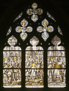 Basilika Unserer Lieben Frau von Beaune, Bleiglasfenster