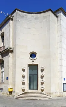 Place Stanislas, Rathaus von Nancy, Erweiterungsbau, Südwestecke