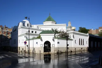 Große Pariser Moschee, Südostansicht