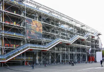 Centre Pompidou, Nordwestansicht