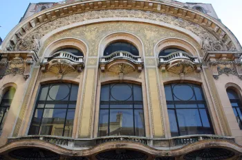 Cinéma Opéra, Details der Fassade und Fenster