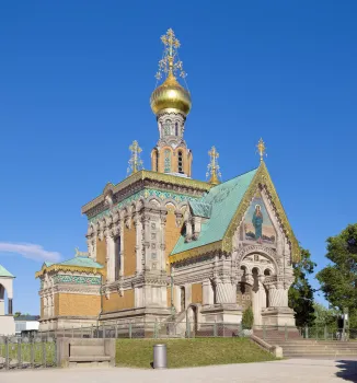 Russische Kapelle Sankta Maria Magdalena, Nordwestansicht