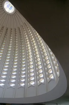 Haus der Andacht von Europa, Detail des Innenraums
