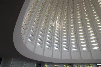 Haus der Andacht von Europa, Detail des Innenraums