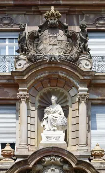 Stadthaus, Detail des Avant-Corps