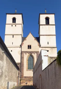Andreasstift, Andreaskirche, Chortürme (Südostansicht)