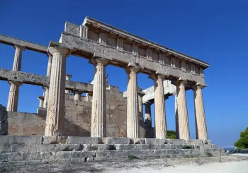 Aphaia-Tempel, Säulen