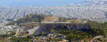 Athener Akropolis, Sicht vom Lykabettus
