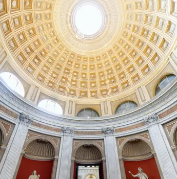 Vatikanische Museen, Pius-Klementinisches Museum, Runder Saal, Kuppel