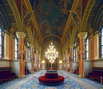 Ungarisches Parlamentsgebäude, Gesellschaftsraum des Oberhauses