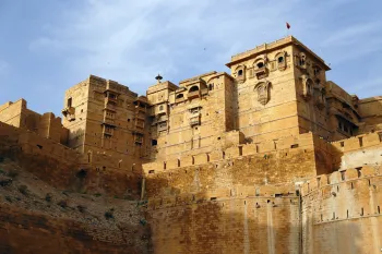 Festung Jaisalmer, Königlicher Palast (Raj Mahal), Frauenunterkünfte (Zenana), Nordostansicht