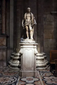 Mailänder Dom, Statue des gehäuteten Heiligen Bartholomäus
