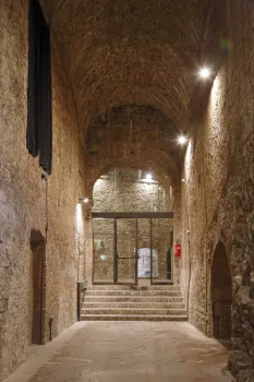 Rocca Paolina, Korridor im Inneren