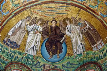 Basilika San Vitale, Mosaik der Apsis