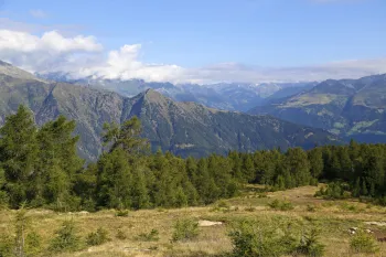 Sarntaler Alpen, unterhalb des Hirzer, Blick auf die Ötztaler Alpen