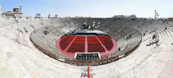 Arena von Verona, Blick Richtung Südosten