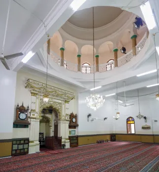 Jamia-Moschee, Innenraum des alten Baus
