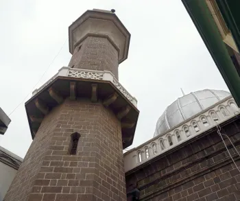 Jamia-Moschee, Minarett des ursprünglichen Baus
