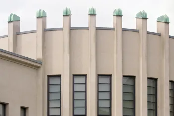 Nationales Kunstmuseum M. K. Čiurlionis, Detail der Fassade