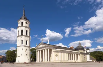 Kathedrale von Vilnius, Südwest­ansicht