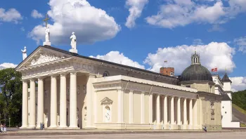 Kathedrale von Vilnius, Südwest­ansicht