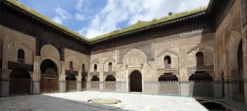 Bou Inania Madrasa, court, northern elevation