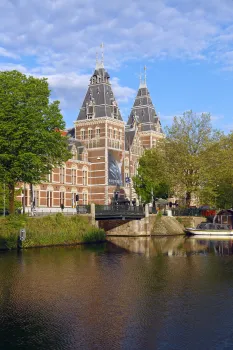 Rijksmuseum, hinter der Singelgracht (Ostansicht)