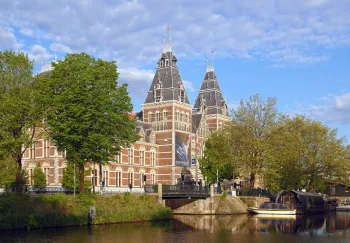 Rijksmuseum, hinter der Singelgracht (Ostansicht)