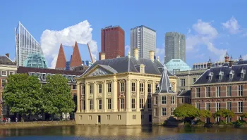 Mauritshuis, hinter dem Hofvijver (Nordwestansicht)
