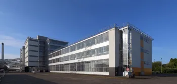 Van-Nelle-Fabrik, nördlicher Bau (Nordansicht)