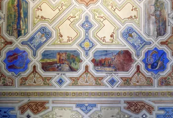 Kupa-Synagoge, Deckenmalereien