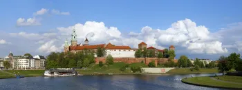 Königsburg Wawel, über der Weichsel